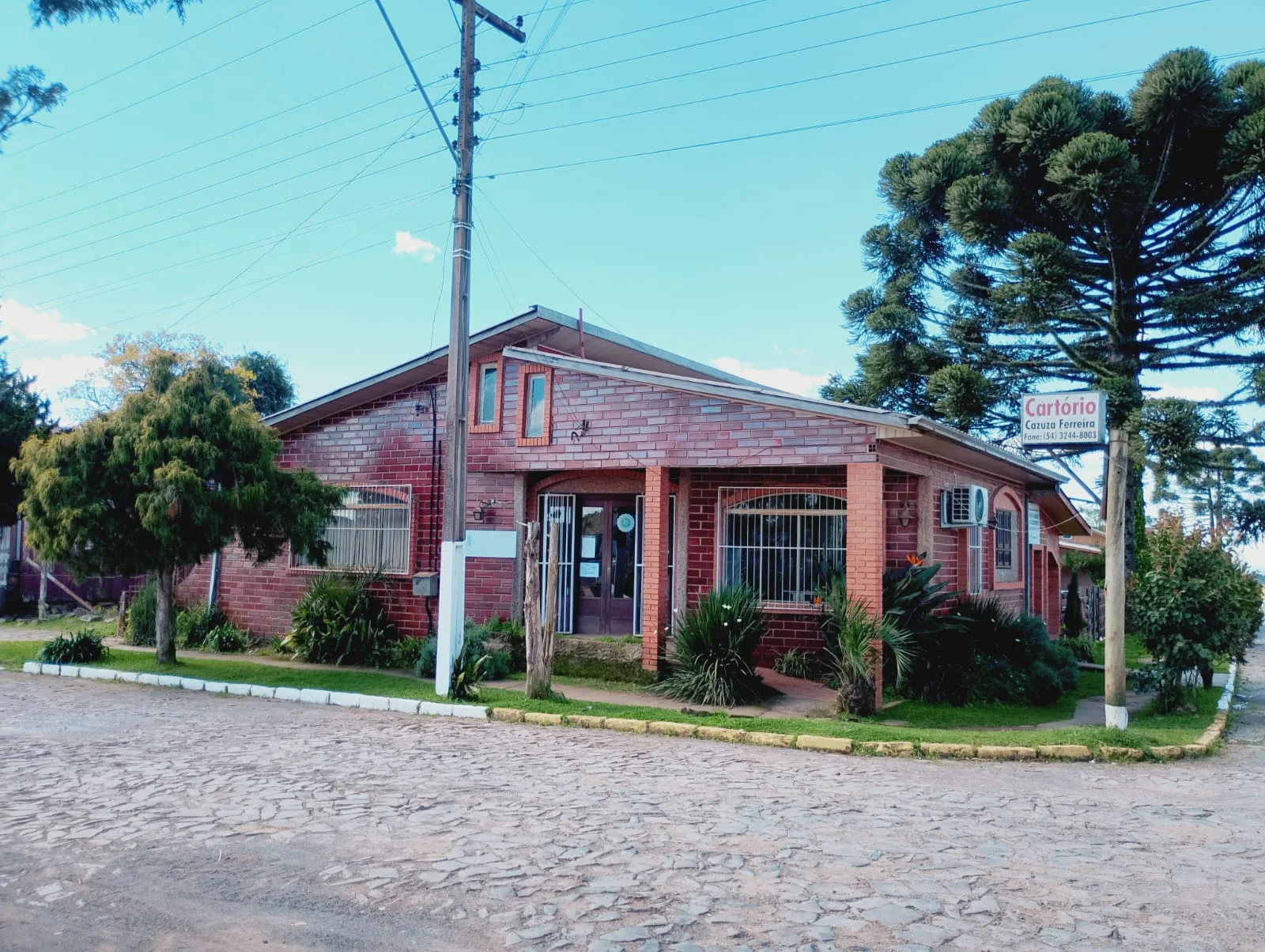 Fachada do Cartório de Cazuza Ferreira